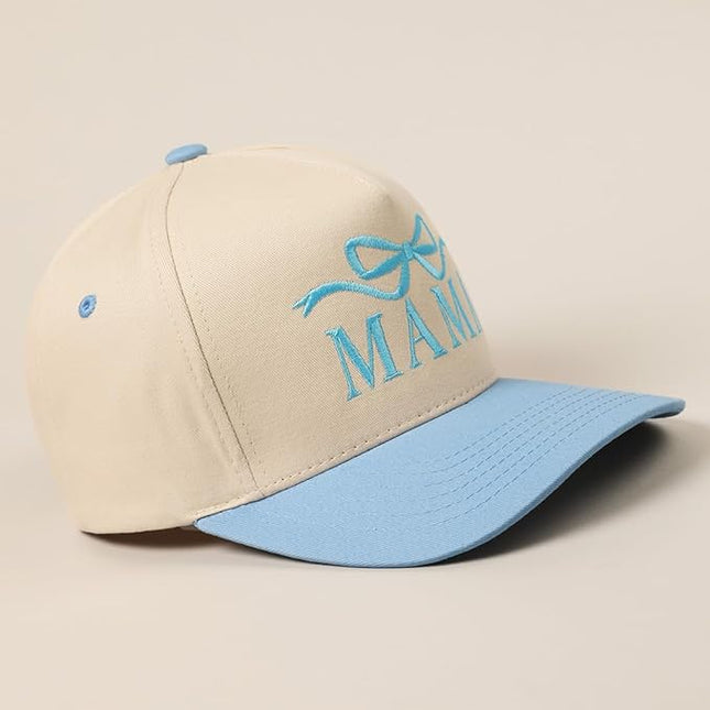 MIRMARU Two-Tone Vintage Canvas Trucker Hats for Men & Women, Adjustable Size Baseball Caps with Trendy Embroidered Design