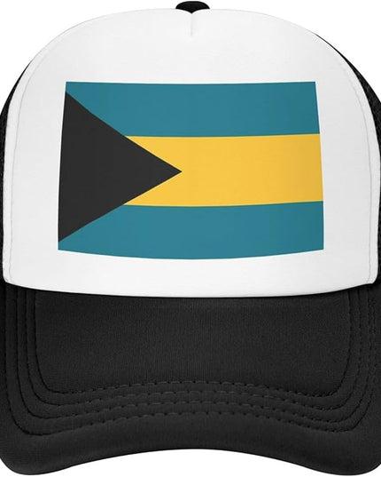 Cute Flag Baseball Cap for Men Women Mesh Trucker Hat Adjustable Patriotic Snapback Baseball Hat for Sports Running