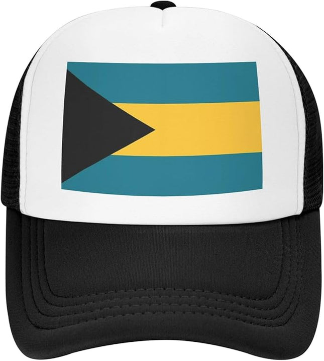 Cute Flag Baseball Cap for Men Women Mesh Trucker Hat Adjustable Patriotic Snapback Baseball Hat for Sports Running