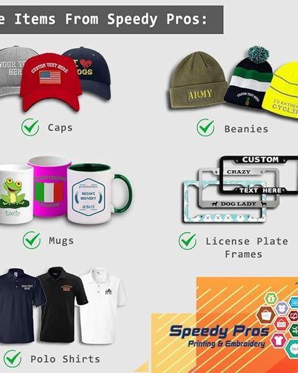 Baseball Cap Custom Personalized Text Dad Hats for Men & Women Strap Closure