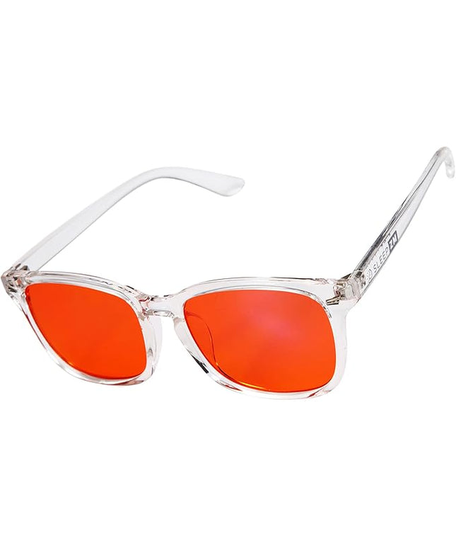 100% Blue Light Blocking Glasses - Women + Men - Better Sleep - Anti Eye Strain Protection - Computer Screens Gaming