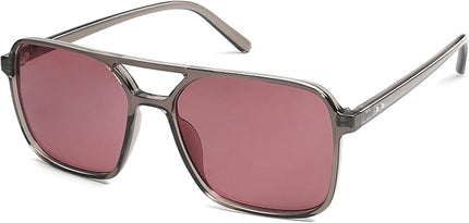 SOJOS Trendy Vintage Aviator Square Sunglasses For Womens Mens Retro 70s UV400 Women Sun Glasses SJ2327