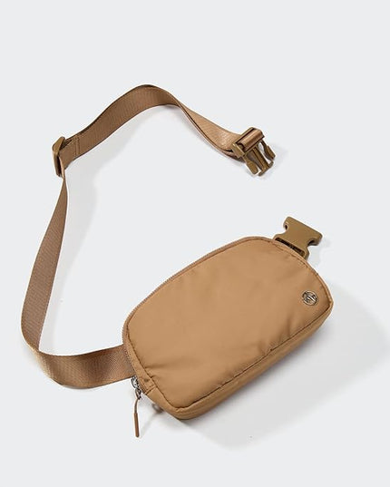 Pander Unisex Belt Bag Fanny Pack for Women with Adjustable Strap, Small Waist Pouch for Workout Running Traveling Hiking