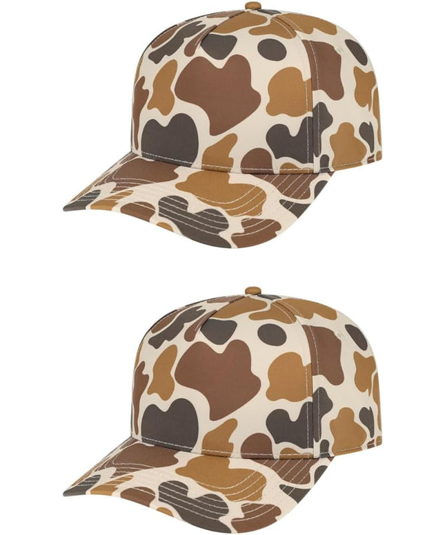 The Hat Pros Cap America i2026 Mid Profile 5-Panel Daybreak Camo Cap w/Quick-Dry Sweatband & Adjustable Snapback