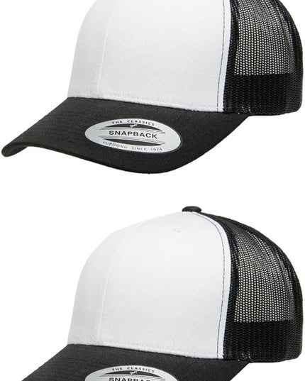 Yupoong Classic Premium Mesh 6 Panel Retro Trucker Cap | Mid Profile Snapback | OSFA | Bulk Pack Available