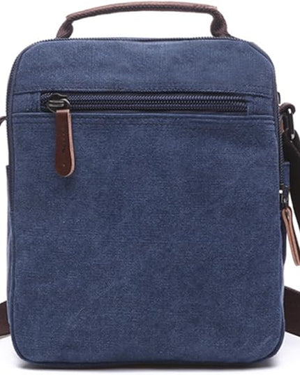 mygreen Small Canvas Crossbody Shoulder Bag Messenger Bag Work Bag