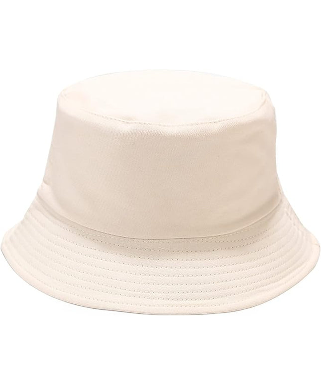 Malaxlx Unisex Bucket Hat Beach Sun Hat Aesthetic Fishing Hat for Men Women Teens, Reversible Double-Side-Wear