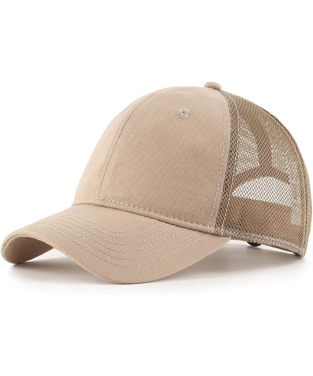 Zylioo XL XXL Oversize Baseball Cap, 100% Cotton Adjustable Dad Hat for Big Heads 23.5"-25.5", Soft Crown Large Size Cap