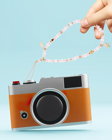 Five-pointed Star Beaded Phone Charm Strap Anti-slip Wrist Lanyard for Cell Phones Lightweight and Comfortable for Outdoor Use Versatile Hanging Pendant for Keys and Bags