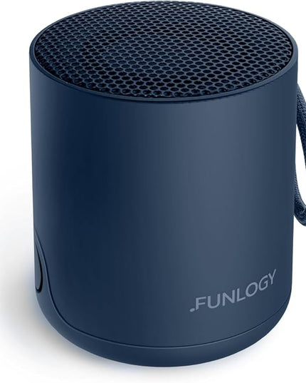 Portable Mini2 Bluetooth Speaker, Wireless Portable Speaker with Deep Bass, IPX7 Waterproof, TWS Stereo Pairing, Built-in Mic, Small Speaker for Shower, Outdoor, Travel, Blue