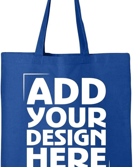shop4ever Personalized Custom Design Your Own Eco Cotton Tote Reusable Shopping Bag Customizable Gift