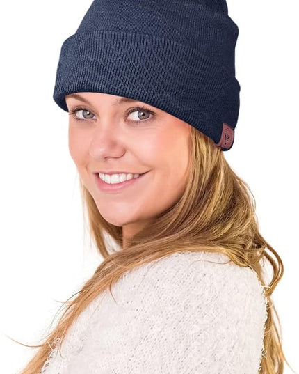 OZERO Winter Beanie Daily Hat - Thermal Polar Fleece Ski Stocking Skull Cap for Men and Women
