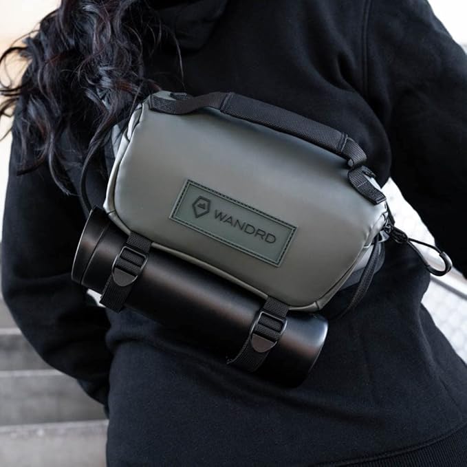 WANDRD ROGUE V1 3L Sling: Compact Camera Sling and Crossbody Bag with Fast Access, 3-Way Carry– Lightweight Everyday Bag Great for Travel, Photography, and Daily Use (Wasatch Green)