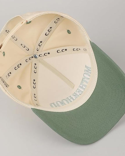 MIRMARU Two-Tone Vintage Canvas Trucker Hats for Men & Women, Adjustable Size Baseball Caps with Trendy Embroidered Design