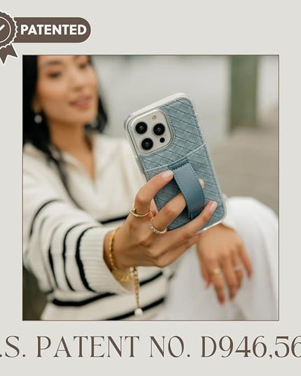 Walli Cases for iPhone 17 Pro Max Case Aesthetic Wallet Phone Case Card Holder, Securely Holds up to 2 Cards - Cute, Trendy Phone Cover for Women, fits iPhone 17 Pro Max with Kickstand & Finger Strap