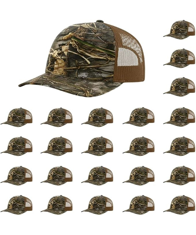 Richardson 112 Classic Six-Panel Adjustable Snapback Trucker Cap | Bulk Packs Available