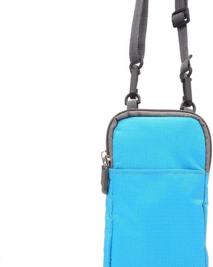 Universal Crossbody Cell Phone Purse Waist Pack Bag for Outdoor Sports Moblie Phone Carrying Cases Shoulder Belt Bag Pouch for iPhone 7 6/6S Plus Samsung Galaxy Phones Under 6.0'' from WaitingU