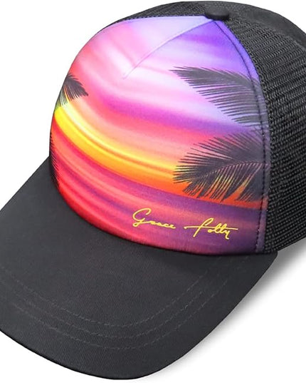 Grace Folly Foam Trucker Hat Snapback Mesh Baseball Cap for Men or Women