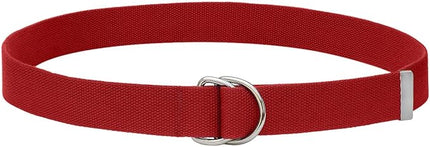 Falari Canvas Web Belt Metal Double D Ring Buckle for Men Women Casual Cloth Military Style Belt 1 1/2" Wide