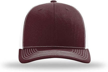 Richardson 112 Trucker Hat - Premium Adjustable Snapback Hat - Structured Six Panel Richardson Blank Caps