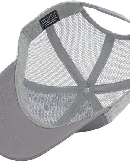 TSSGBL Classic Mesh Trucker Hat, Small & OSFM & XXL Options, Men Women Basic Adjustable Snapback Plain Blank Baseball Cap