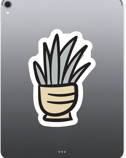 (1PC) Succulent Pot Flowers Sticker for Phone Tablet Laptop Car Truck Window | 5" Sticker