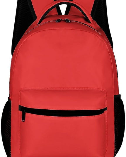 Fashion Poppy Red Backpack Lightweight Large Capacity Laptop Daybag for Travel Work