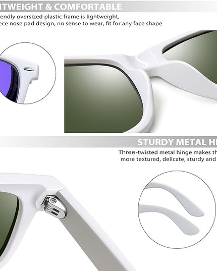 Joopin Square Sunglasses Polarized UV Protection Trendy Designer Sun Glasses Men Women