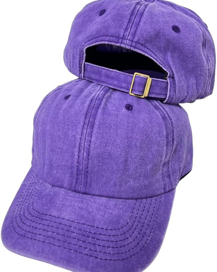 Roytrense Unisex 100% Cotton Washed Low Profile Dad Hat - Adjustable Baseball Cap for Outdoor Activities