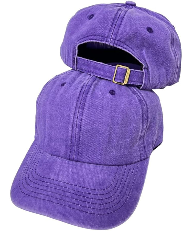 Roytrense Unisex 100% Cotton Washed Low Profile Dad Hat - Adjustable Baseball Cap for Outdoor Activities