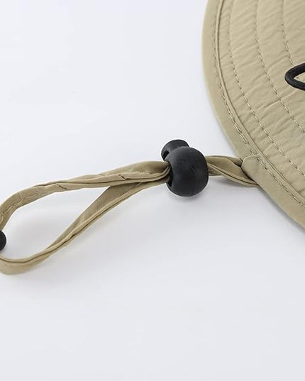 LLmoway Kids Sun Protection Hat Quick Dry Adjustable Wide Brim Mesh Bucket Hat
