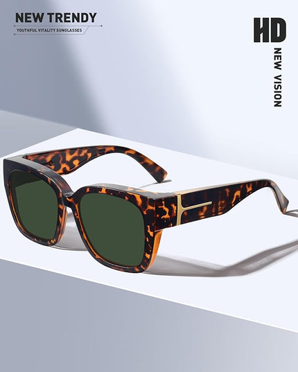 MEETSUN Oversized Fit Over Glasses Sunglasses for Women Men Large Trendy Polarized Sunglasses for Driving UV Protection