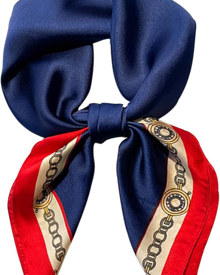Dailyacc Hair Bandanas Scarf For Women Lightweight Fashion Neck Silk Satin Head Scarves For Sleeping Handbags Scarf