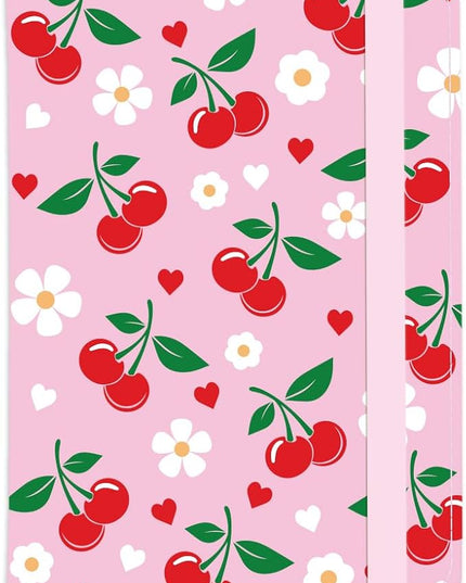 Cherry Passport Holder Cover Cute Flowers Pink Travel Wallet Passport Case with Credit Card Slots for Women Men Travelling Essentials for Flying
