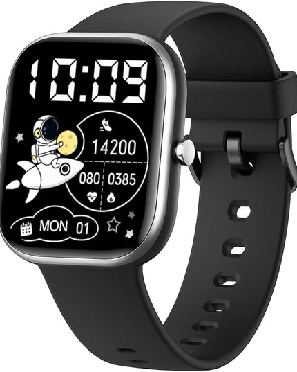 Smart Watch for Kids Fitness Tracker No Phone/APP Needed,19 Sport Mode,1.5" DIY Dial,IP68 Waterproof,Sleep Monitor,Pedometers,Heart Rate,Great Birthday Gift for Boys Girls Teens 6-14 year Olds (Black)