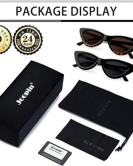 Joopin Polarized Cat Eye Sunglasses for Women Vintage Cateye Sun Glasses UV400 Protection