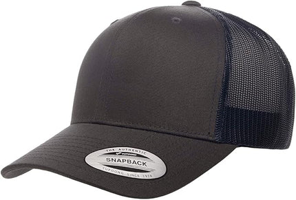 Yupoong Classic Premium Mesh 6 Panel Retro Trucker Cap | Mid Profile Snapback | OSFA | Bulk Pack Available