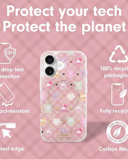 Sonix x Sanrio Case for iPhone 16 | Compatible with MagSafe | 10ft Drop Tested | Hello Kitty and Friends Latte Bears