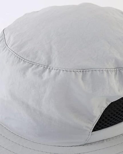 LLmoway Kids Sun Protection Hat Quick Dry Adjustable Wide Brim Mesh Bucket Hat
