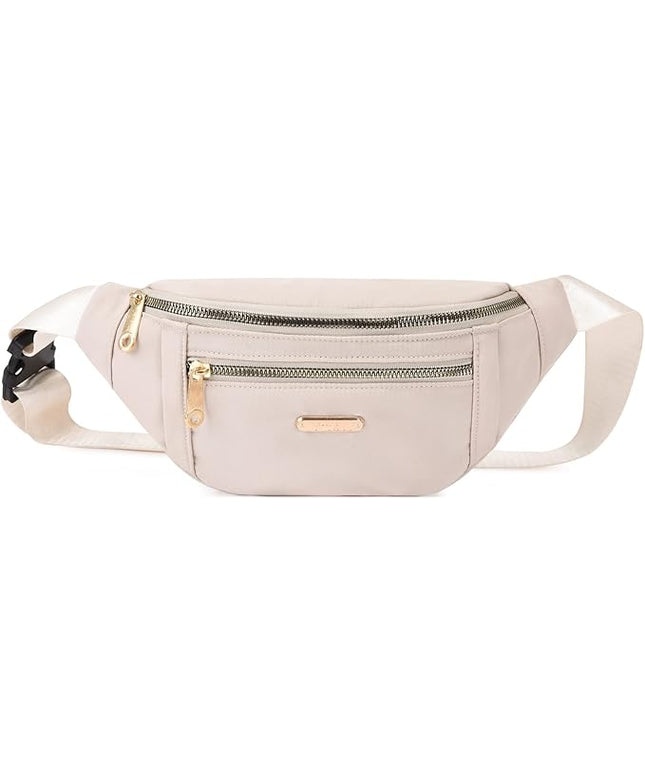 DAITET Crossbody Fanny Pack for Men&Women,Large Waist Bag & Hip Bum Bag with Adjustable Strap for Outdoors Workout Traveling Casual Running Hiking Cycling