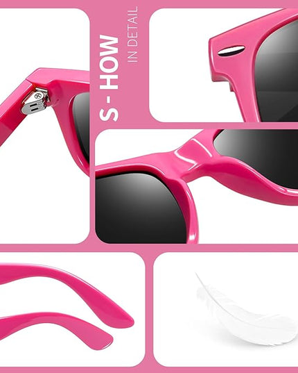 Joopin Square Sunglasses Polarized UV Protection Trendy Designer Sun Glasses Men Women