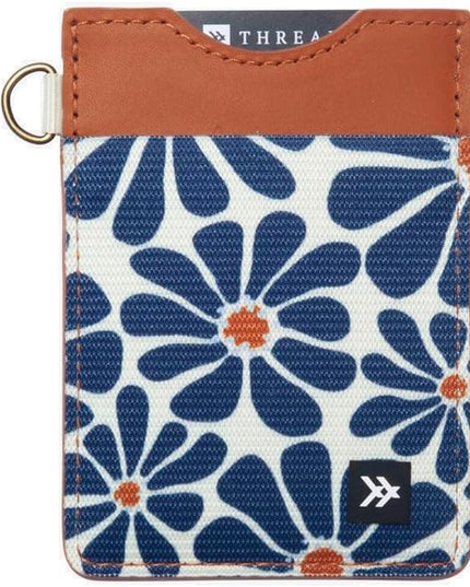 Thread Wallets Ultra Slim Minimalist Card Holder Wallet (Emmeline Navy)