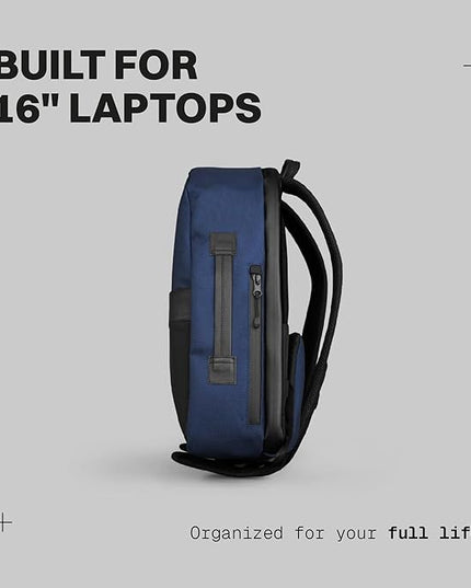 The Frenchie Co. - Super Light Speed Backpack - Expandable lightweight travel pack - Anti-theft magnetic closure for rapid access - Self-adjusting ergonomic straps for comfort