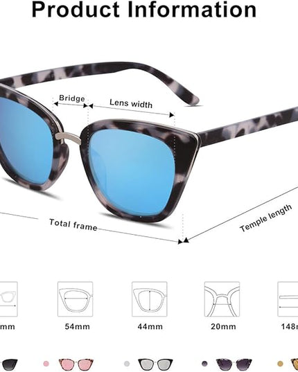 SOJOS Cat Eye Designer Sunglasses Fashion UV400 Protection Glasses SJ2052