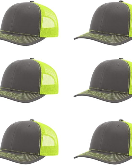 Richardson 112 Classic Six-Panel Adjustable Snapback Trucker Cap | Bulk Packs Available