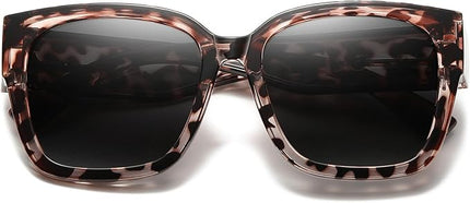 MEETSUN Oversized Fit Over Glasses Sunglasses for Women Men Large Trendy Polarized Sunglasses for Driving UV Protection