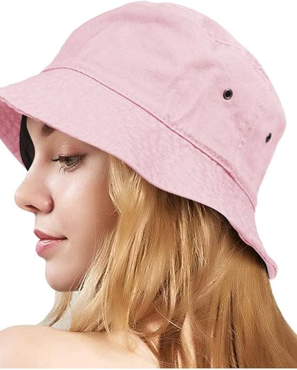 Unisex Bucket Small Brim Summer Beach UV Protective Packable Travel Hat