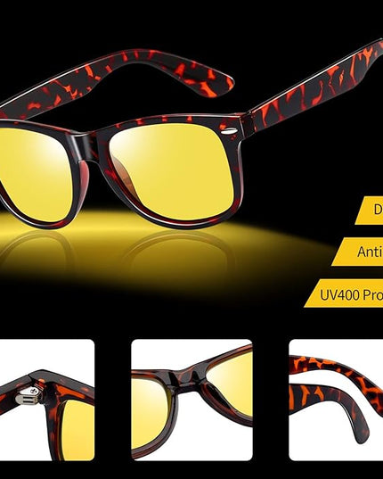 Joopin Square Sunglasses Polarized UV Protection Trendy Designer Sun Glasses Men Women