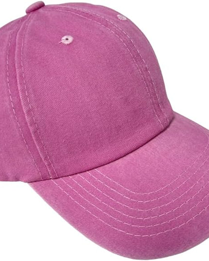 Roytrense Unisex 100% Cotton Washed Low Profile Dad Hat - Adjustable Baseball Cap for Outdoor Activities