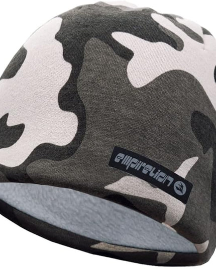 EMPIRELION Softshell Winter Fleece Lined Beanie Hats, 9" Running Skull Cap Thermal Tactical Watch Cap Men Women